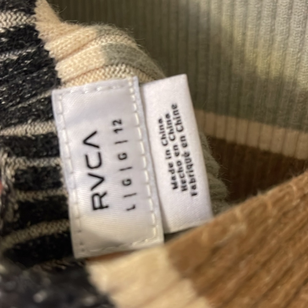 NWT RVCA Foxxe Sweater Tank ~ Large - Picture 7 of 7